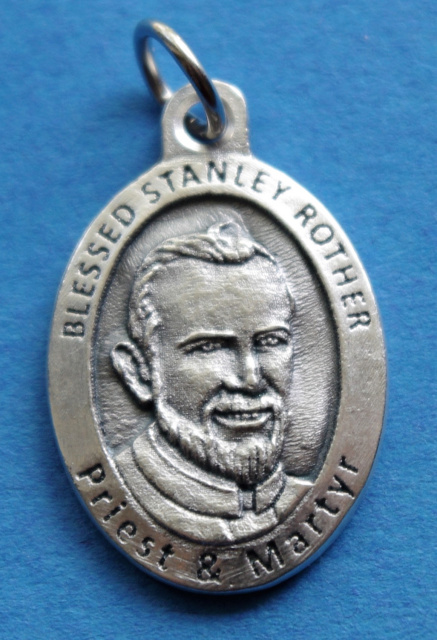 ***EXCLUSIVE*** Blessed Stanley Rother Medal